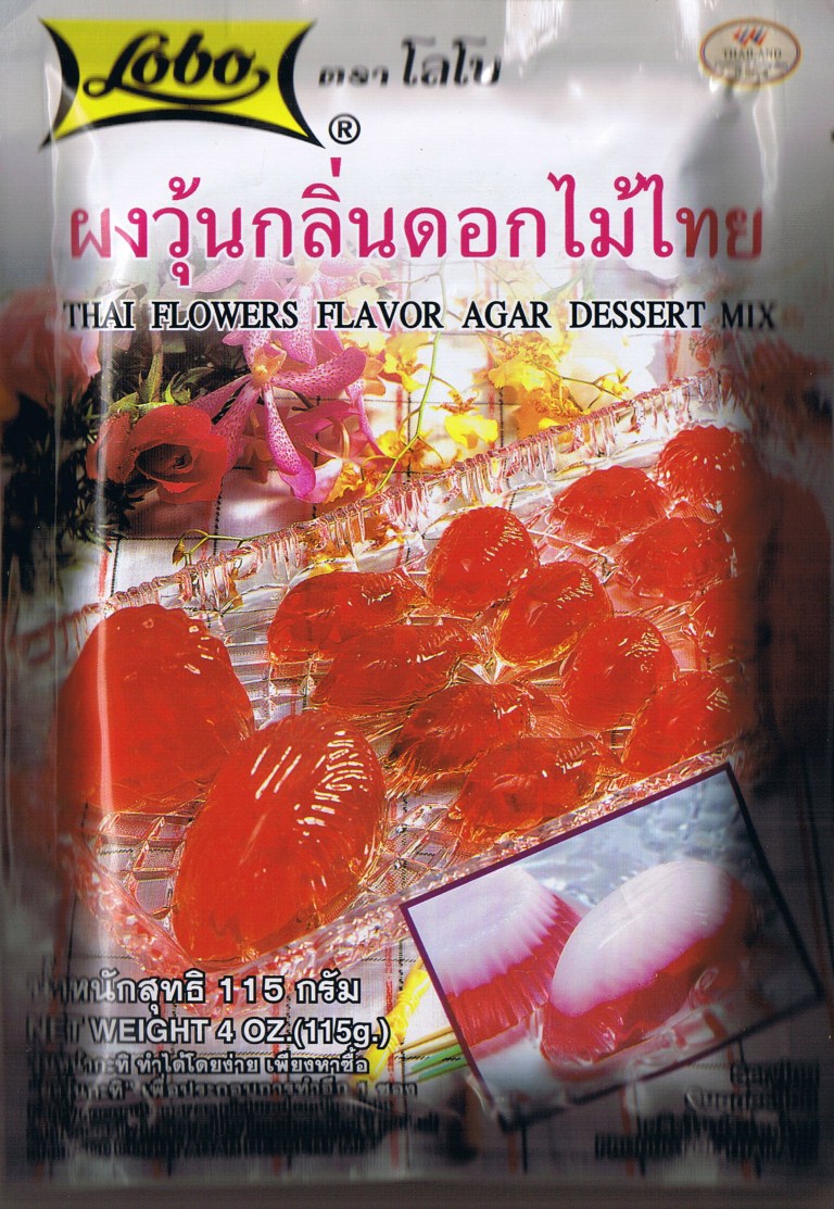 Agar dessert ai fiori thailandesi Lobo 115 g.